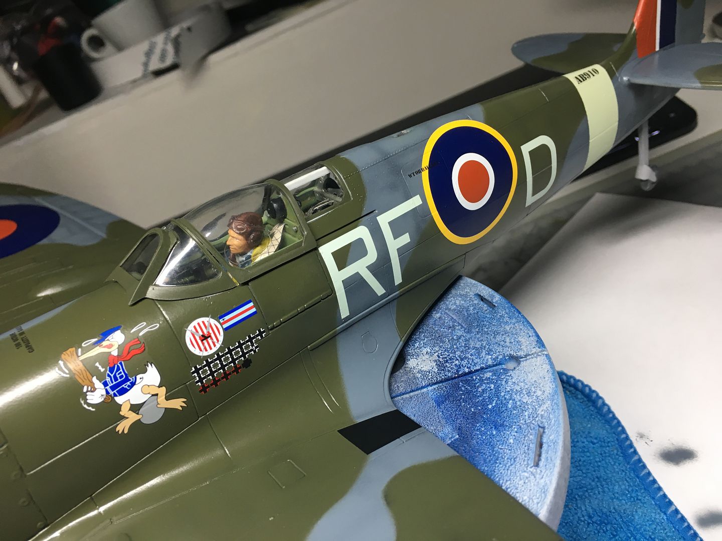 Airfix 124 Spitfire Mk Vb Work In Progress Aircraft